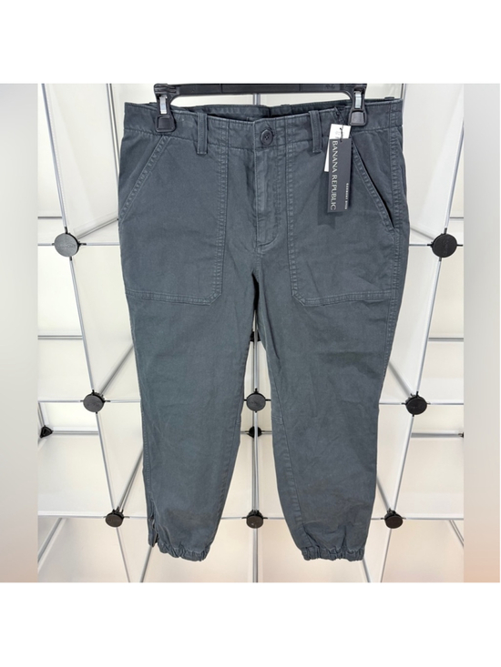 Banana Republic Pants - Banana Republic Gray Cotton Blend Chino Jogger Pants Size 8 New